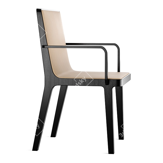 Emea Chair with Armrests, Alki 3D model image 4