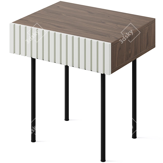 Sleek Bedside Table Elt by Mr. Hide 3D model image 5