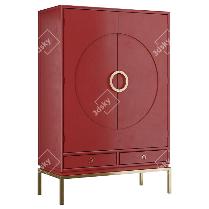 Disk By KARE Wardrobes | Trio 3D model image 1