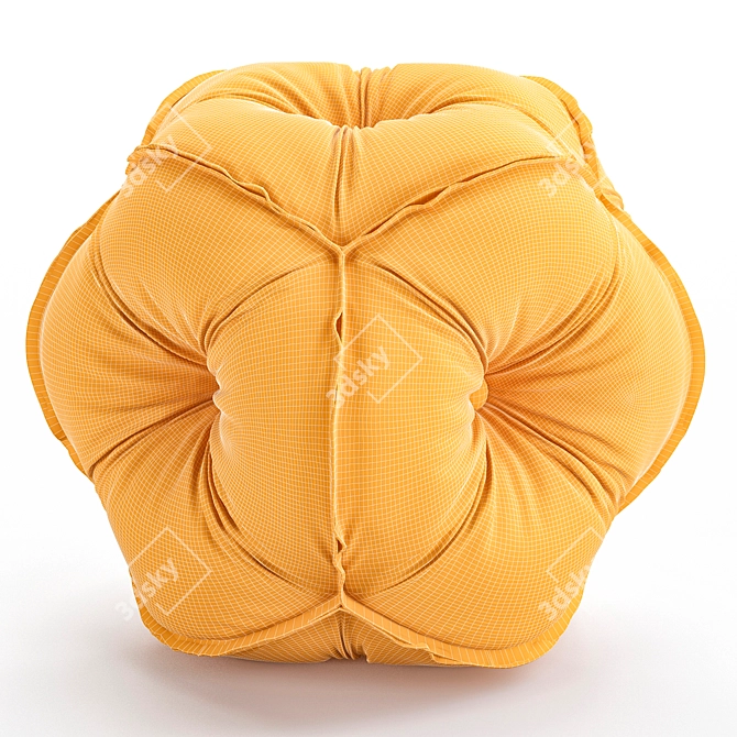 Rolf Benz 953 Fabric Stool 3D model image 5