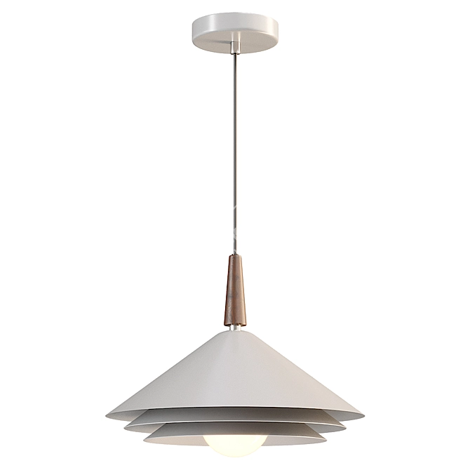 Modern Pendant Light Model, Lampatron 3D model image 2