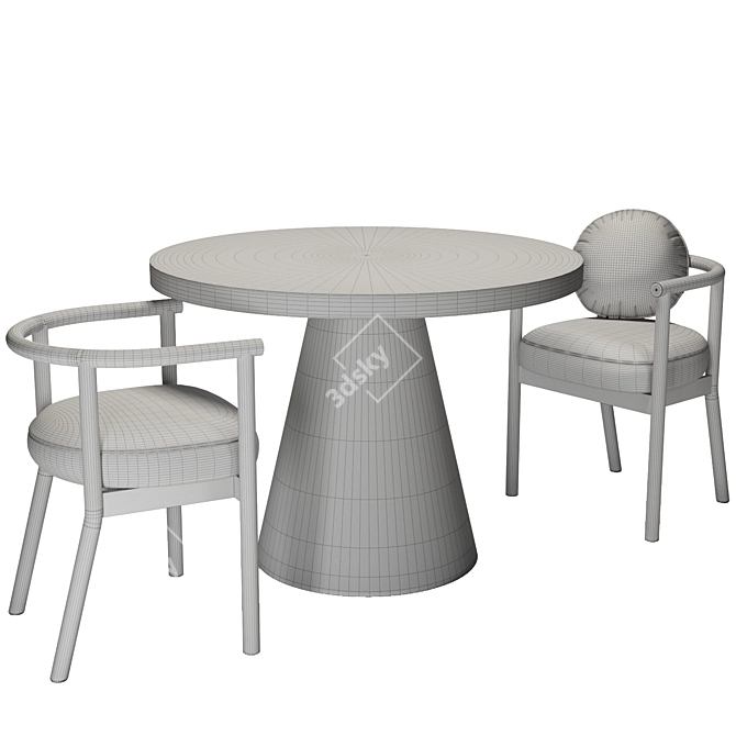 Modern Kids Play Furniture Set 3D model image 3