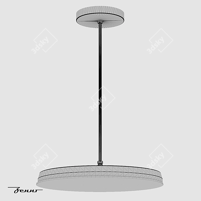 Adjustable Hanging Pendant Light 3D model image 2