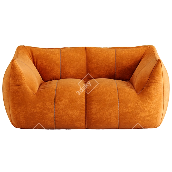 Le Bambole Suede Sofa 2015 3D model image 3