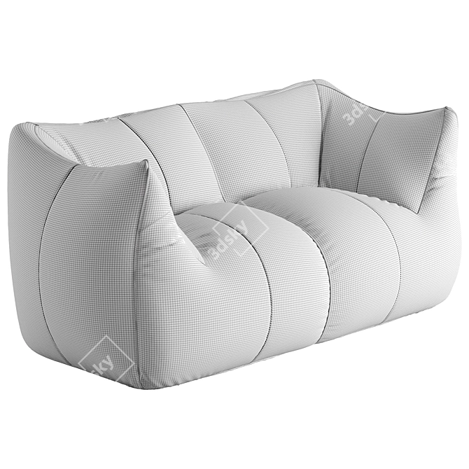 Le Bambole Suede Sofa 2015 3D model image 6