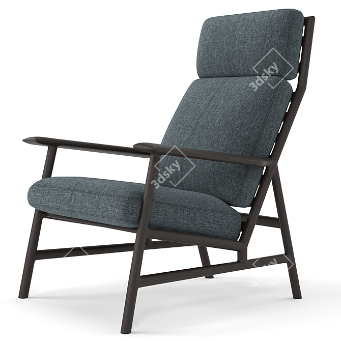 Zen Den Lounge Chair 3D model image 3