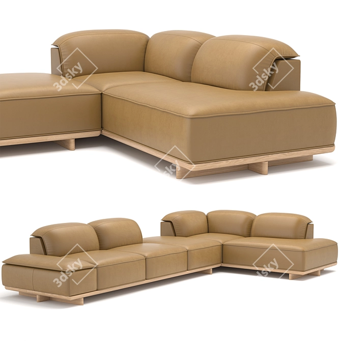 Natuzzi Italia ADAM Sofa 3D model image 2