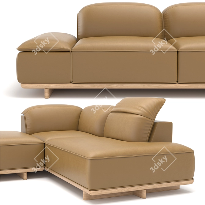 Natuzzi Italia ADAM Sofa 3D model image 3