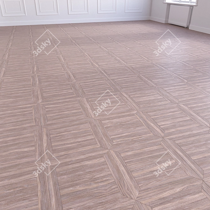 High-Quality 3D Wooden Floor 3D model image 5