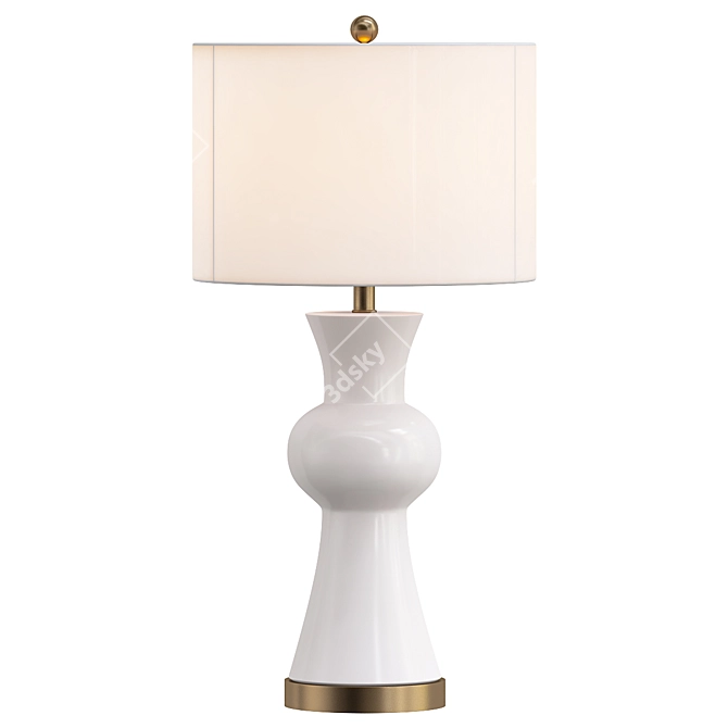 Lola Column Lamp 30" VRay 3D model image 1