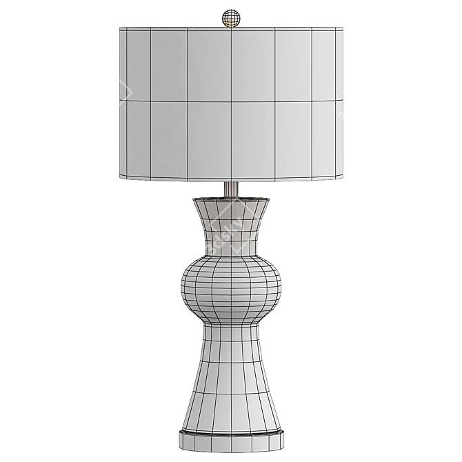 Lola Column Lamp 30" VRay 3D model image 2