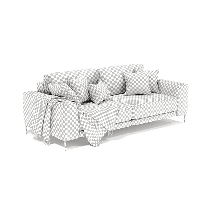 Modern Norton Sofa Bed 3D model image 2