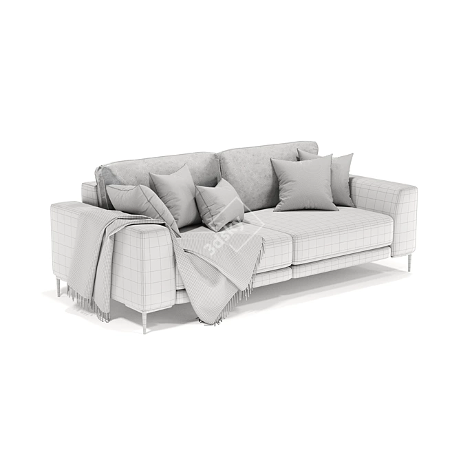 Modern Norton Sofa Bed 3D model image 3