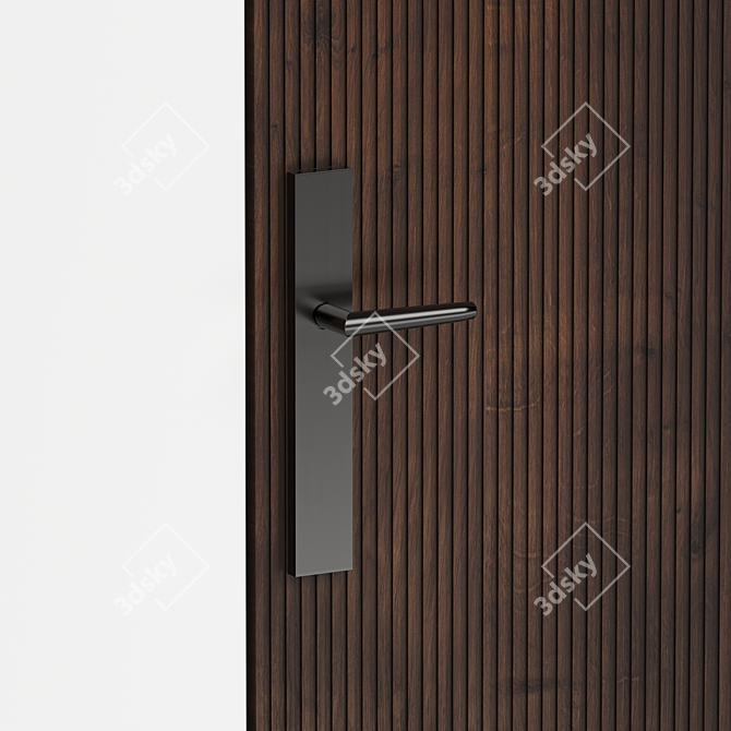 Sleek 70-210cm Interior Doors 3D model image 3