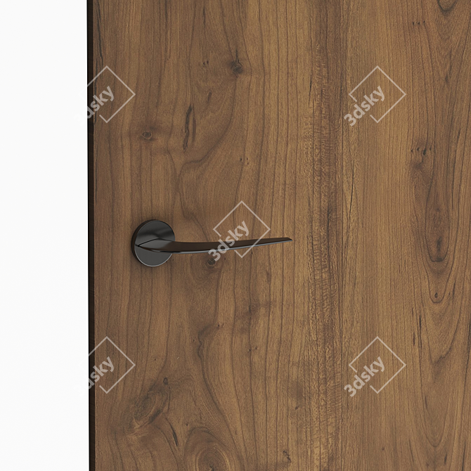 Sleek 70-210cm Interior Doors 3D model image 4