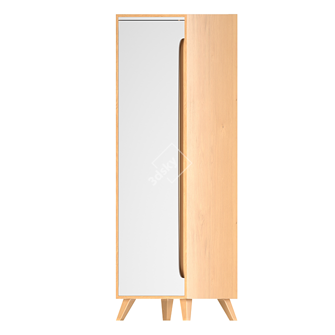 Nova 9 Bookshelf (White) 3D model image 6