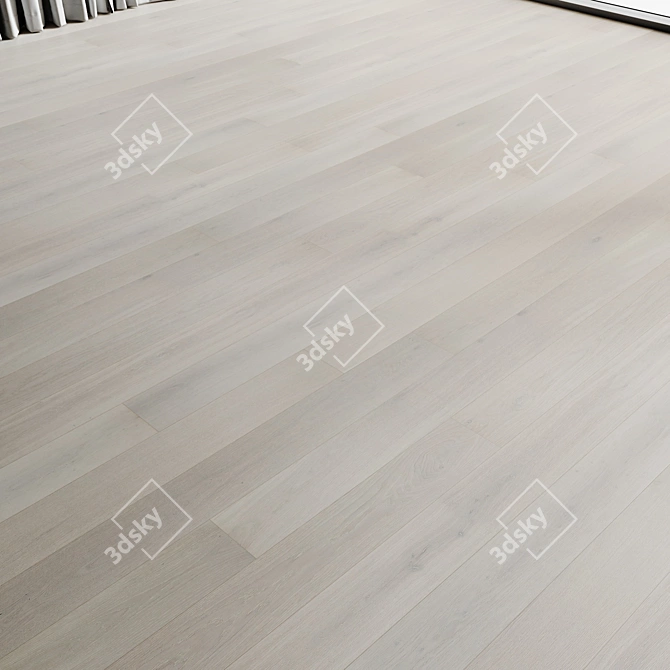 Coswick Gray Ash Parquet Texture 3D model image 1