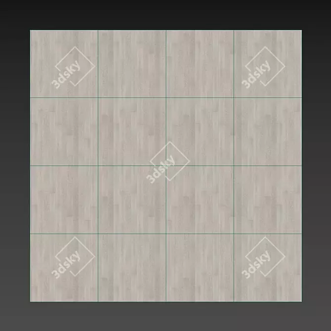 Coswick Gray Ash Parquet Texture 3D model image 4