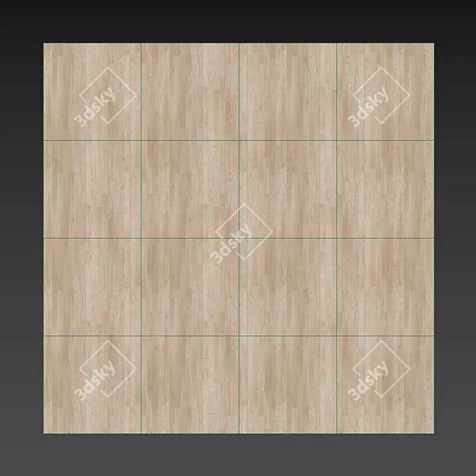 Vanilla Wood Flooring Texture 3D model image 4