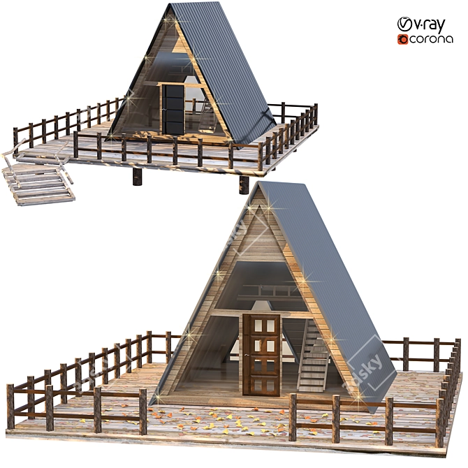 Modern Villa 2015 Model Kit 3D model image 1