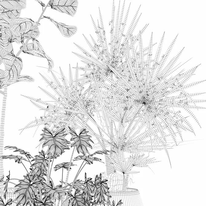 Botanical Bundle 3D Models Collection 3D model image 7