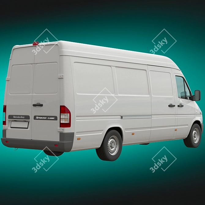 Mercedes Sprinter Classic Maxi High Roof 3D model image 4