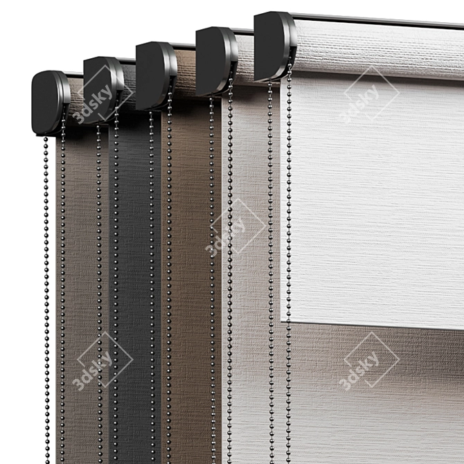 Modern Roller Blinds Collection Vol.04 3D model image 2