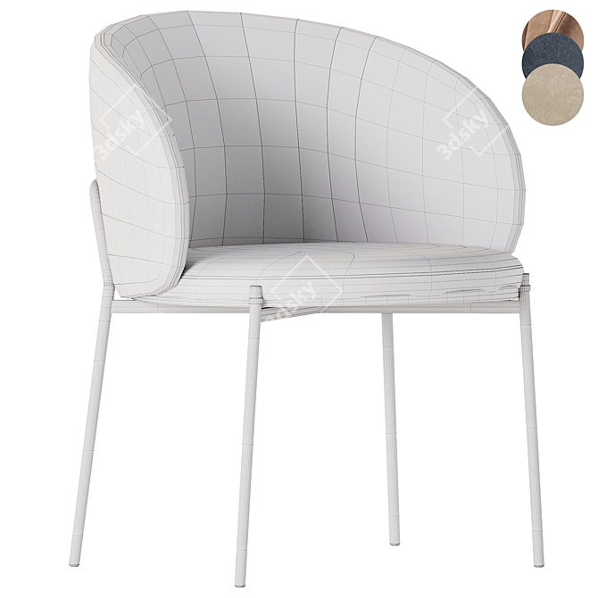 Elegant Prado Chair Collection in 3D 3D model image 5