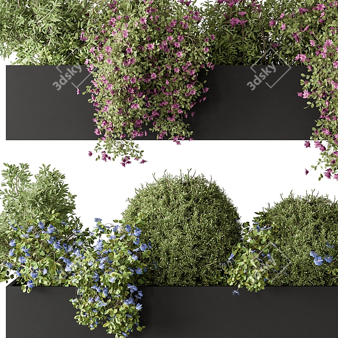 Outdoor Hanging Plant Box 460 3D model image 2