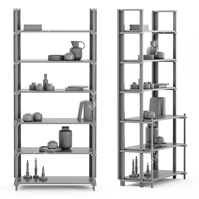 Modern Industrial Rack by Bolia 3D model image 3