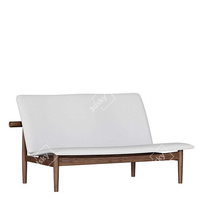 Finn Juhl Two-Seater Japan Sofa 3D model image 5