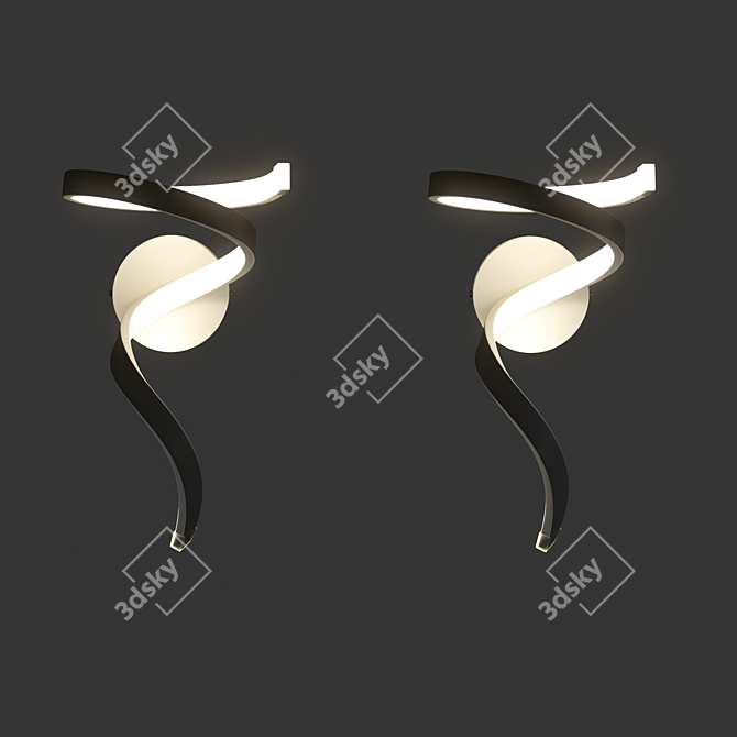 Arandelas Design Wall Lamp 3D model image 1