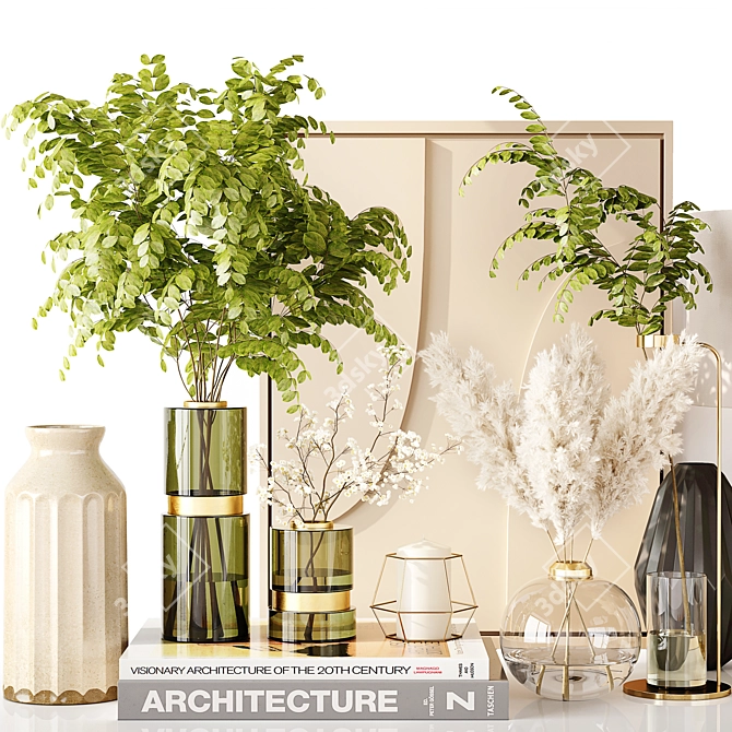 Elegant Decor Set for Rendering 3D model image 3