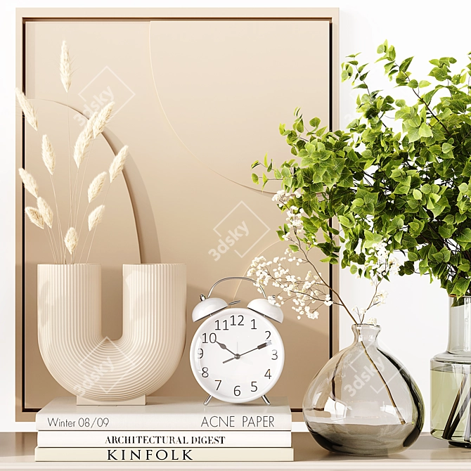 Elegant Decor Set for Rendering 3D model image 5