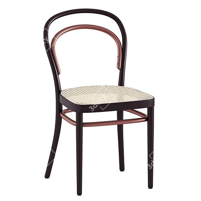 Sleek 214 P Thonet Chair 3D model image 4