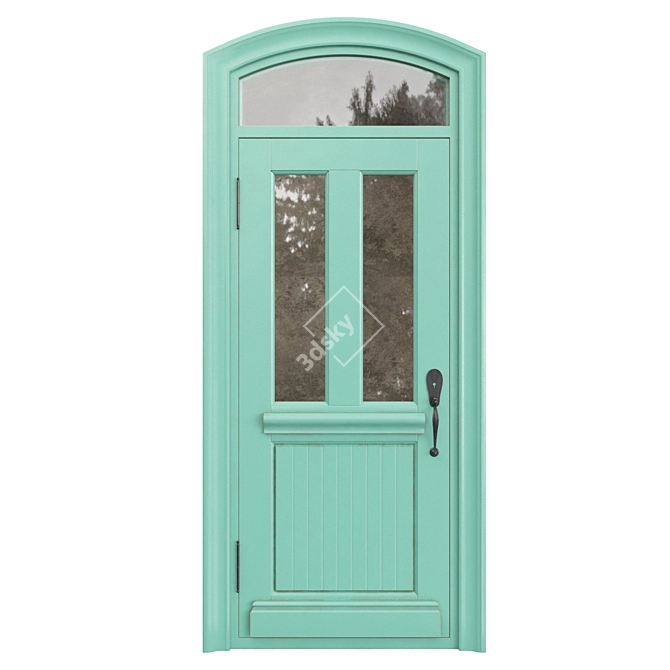 Classic Door 3D Model, Tempera 3D model image 1