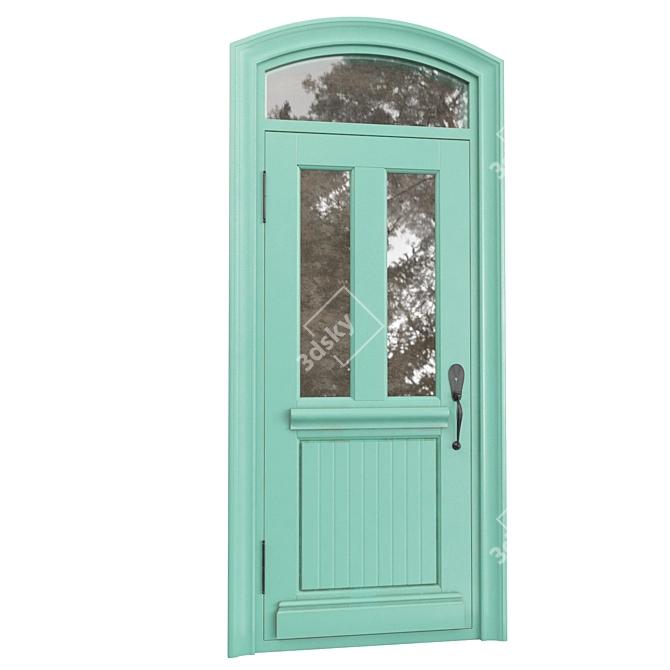 Classic Door 3D Model, Tempera 3D model image 4