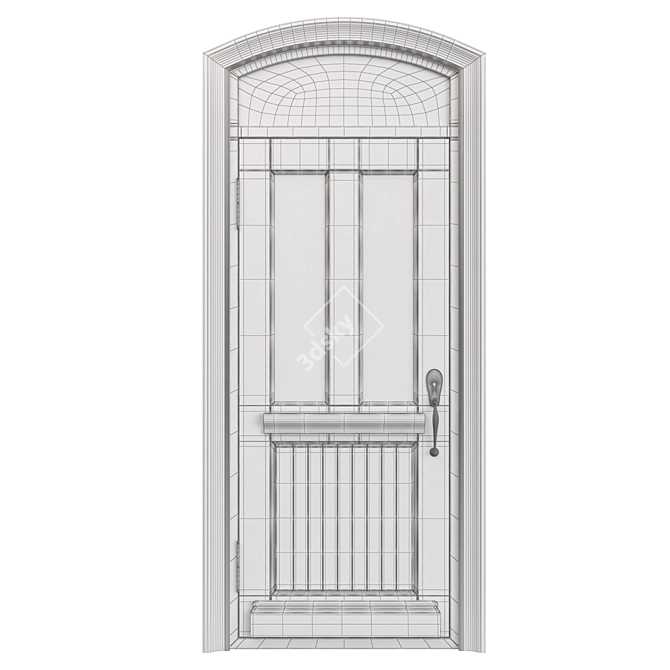 Classic Door 3D Model, Tempera 3D model image 5