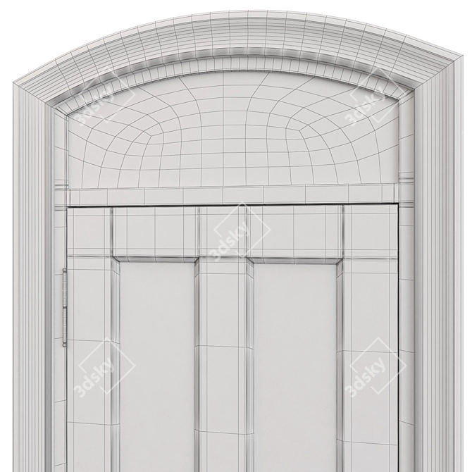 Classic Door 3D Model, Tempera 3D model image 7