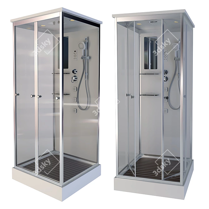 Deto Shower Cabins Collection, 3D Models 3D model image 1