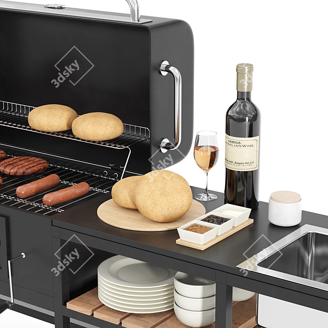 BBQ Essentials 3D Models Collection 3D model image 4