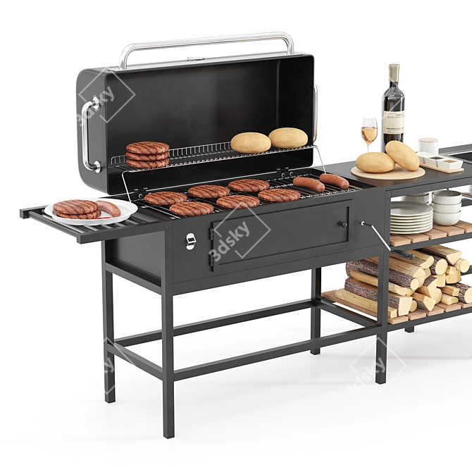 BBQ Essentials 3D Models Collection 3D model image 6