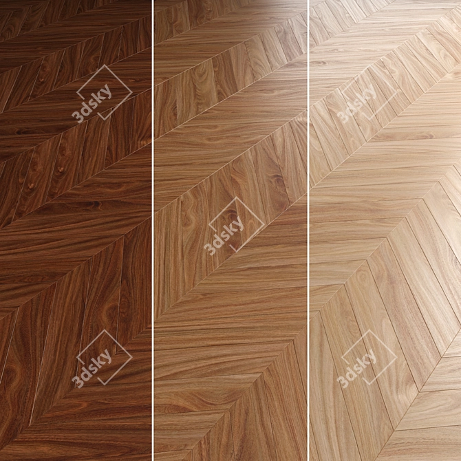 Wood Flooring Pack 18 Styles 3D model image 2