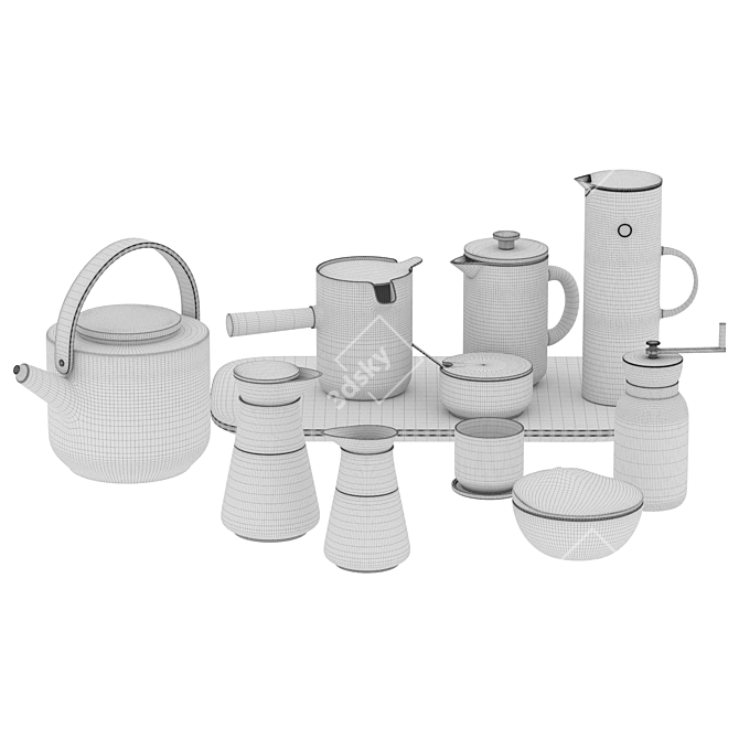 Sleek Stelton Set 2018 Edition 3D model image 7