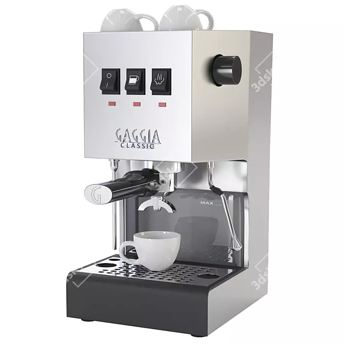  Gaggia Classic Pro Espresso Machine 3D model image 4