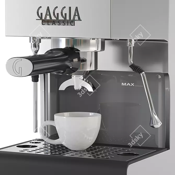  Gaggia Classic Pro Espresso Machine 3D model image 2