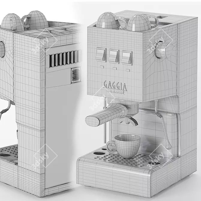  Gaggia Classic Pro Espresso Machine 3D model image 3