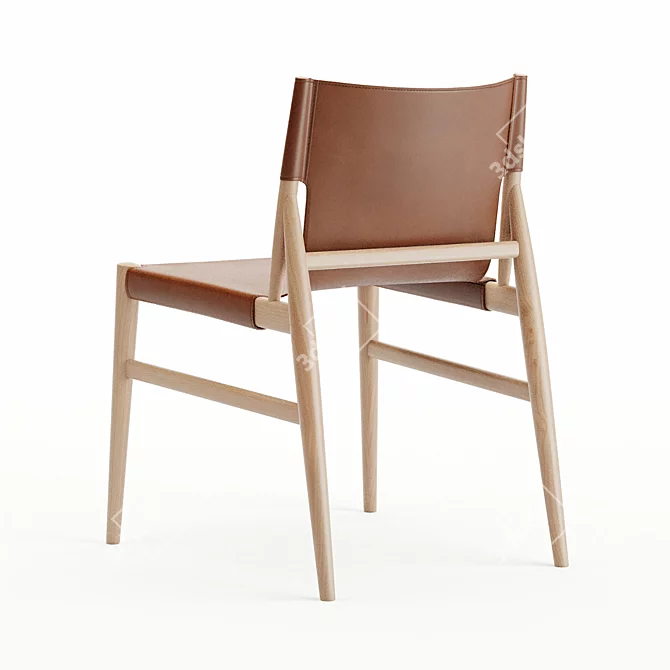 Modern Minimalist Porro Voyage Chair 3D model image 2