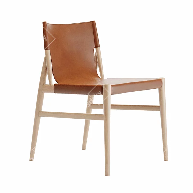 Modern Minimalist Porro Voyage Chair 3D model image 5