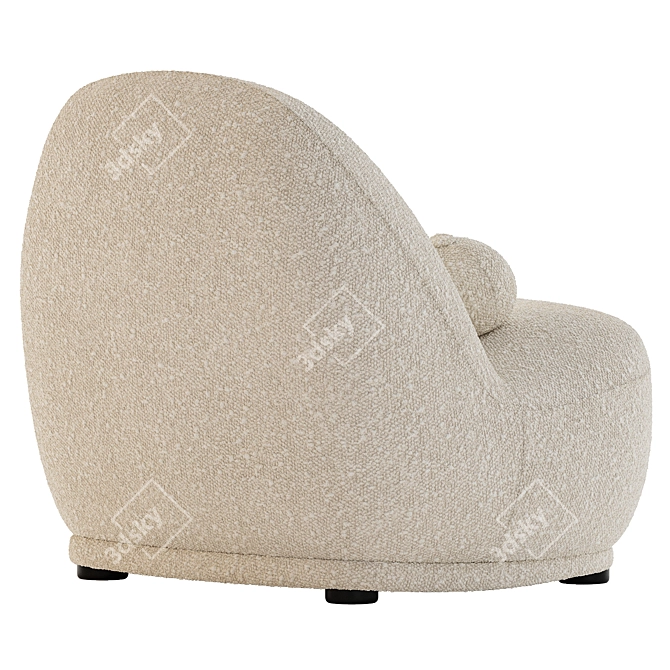 Modern Armchair Terri Collection suitable for any home 3D model image 3